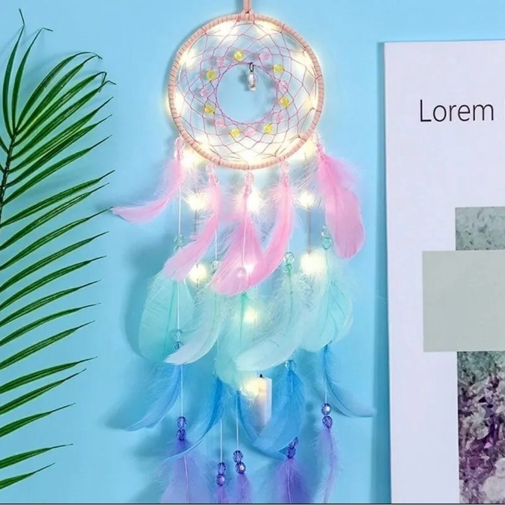 COLORFUL DREAMCATCHER WITH LIGHTS - Picture 3 of 3